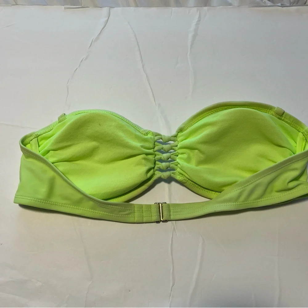 Xhilaration Lime Green Bandeau Bikini Top